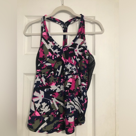 Lululemon athletica Fast Lane singlet tank Pop cut boom juice multi size medium - Picture 1 of 9